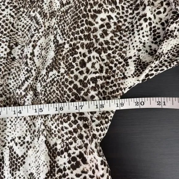 Free People Duster Cardigan Womens Small Wild Nights Snakeskin Snake Print Open - Picture 10 of 12